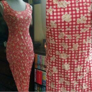 Vintage 90s Daisy Picnic Dress
